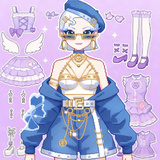 Fashion Sticker Studio: เล่นออนไลน์ฟรีบน Igrotok