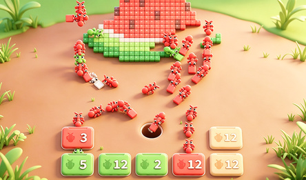 Ant Carry: Color Blocks: Igrotok saytında Pulsuz Onlayn Oynayın