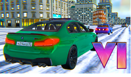 BMW M5 CS Winter Drift: Անվճար Առցանց Խաղալ Igrotok-ում